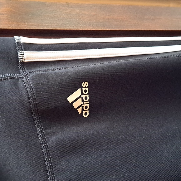 Adidas woman's size Med climalite striped legging - Picture 3 of 7